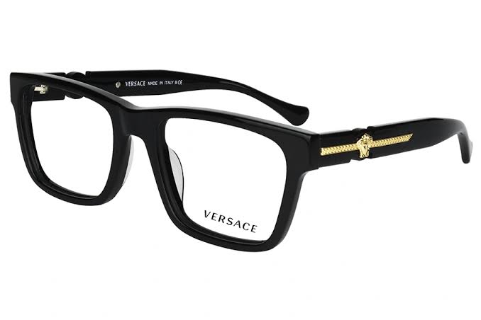 Versace Medusa Greca Black Eyeglasses (Model: VE 3320)