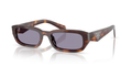 Prada Symbole Tortoise Rectangle Sunglasses