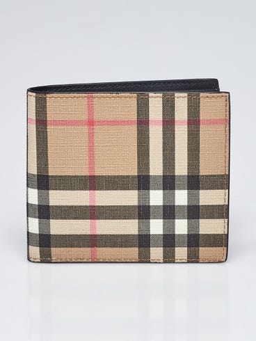 Burberry
Vintage Check E-Canvas International Bifold Wallet